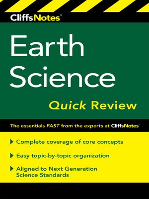 cover image of CliffsNotes Earth Science Quick Review